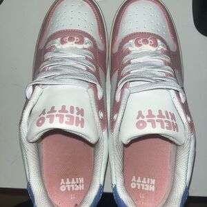 Hello Kitty Kids Sneakers - Pink and White